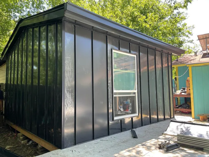 Black standing seam metal wall panels for Roof Inspection in Scotts Valley